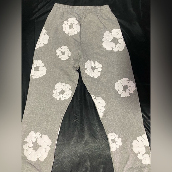 Grey Denim Tears Sweatpants - Picture 3 of 5